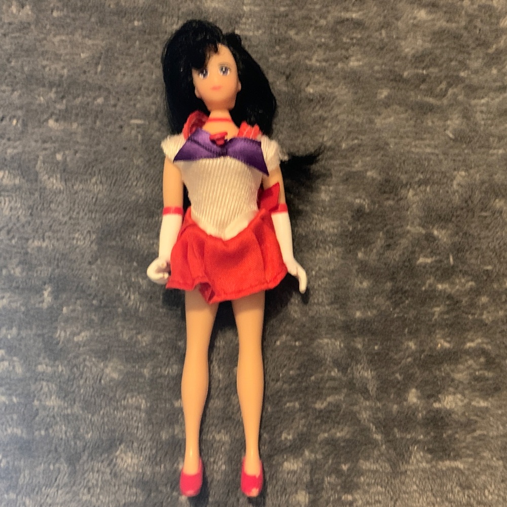 VTG 1995 SAILOR MOON SAILOR MARS 5.5" FIGURE missing peaces